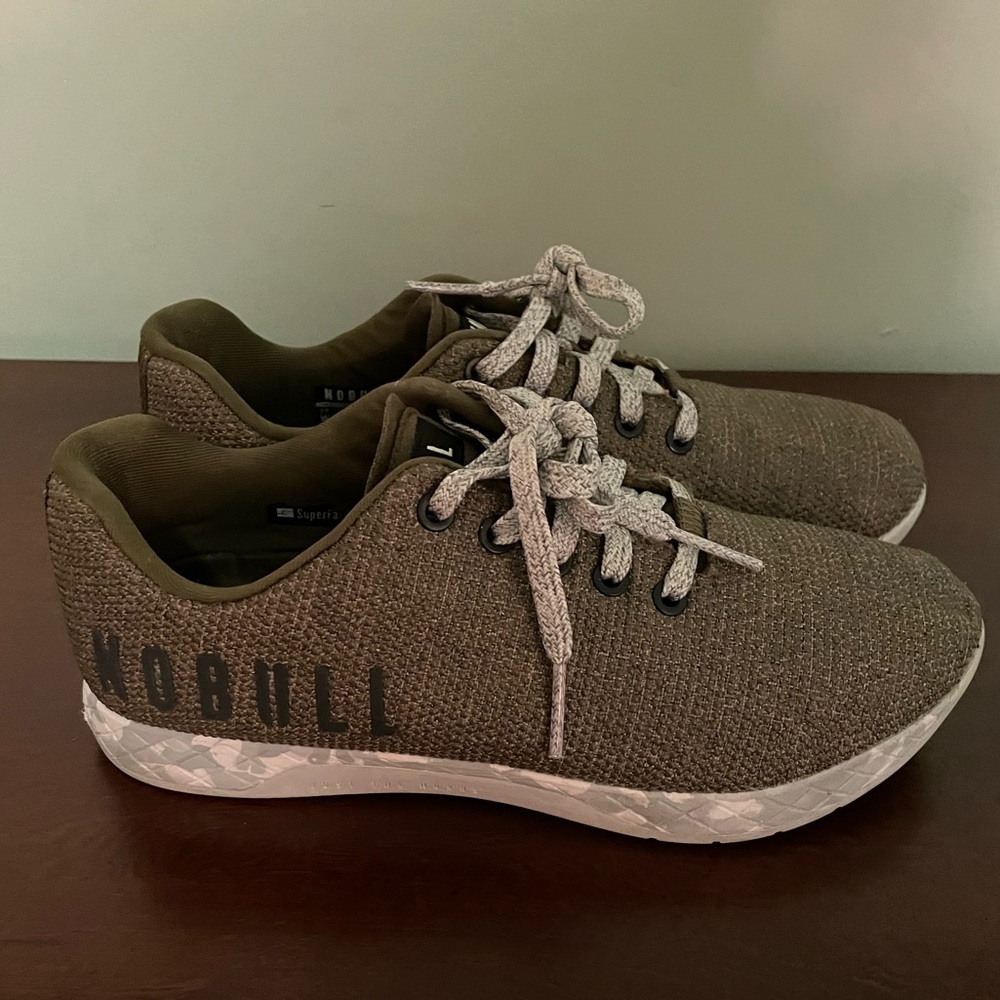 NOBULL Olive Athletic Shoes with White Sole